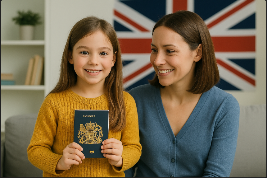 Child citizenship illustration